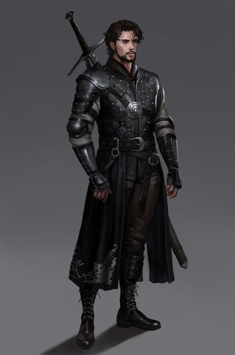 Medieval Swordsman, Fantasy Outfits Art, Fantasy Outfits, Art Male, Medieval Fantasy