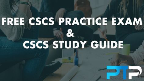 Cscs Study Guide, Physical Therapy School, Spaced Repetition, Latissimus Dorsi, Muscular Strength, Further Education, Practice Exam, Bench Press, Study Materials