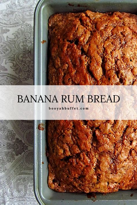 Jamaican Banana Bread Recipe, Rum Bread, Molasses Cake, Bean And Cheese Burrito, Banana Rum, Banana Bread Cake, Banana Breakfast, Dessert Cake Recipes, Bread Recipes Sweet