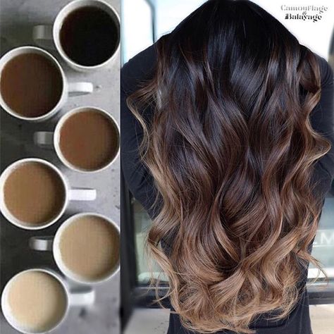 Sunday Mornings are for Coffee ☕️ Double Espresso ☕️ Dark Magic ☕️ Chocolate Cappuccino 🍩 Maple French Toast 🍁 Cinnamon Sticky Bun 🥮 French… Balayage Hair Color Ideas, Balayage Hair Color, Chocolate Brown Hair, Balayage Blonde, Hair Color Light Brown, Brunette Balayage Hair, Brown Hair Balayage, Balayage Brunette, Brown Blonde Hair