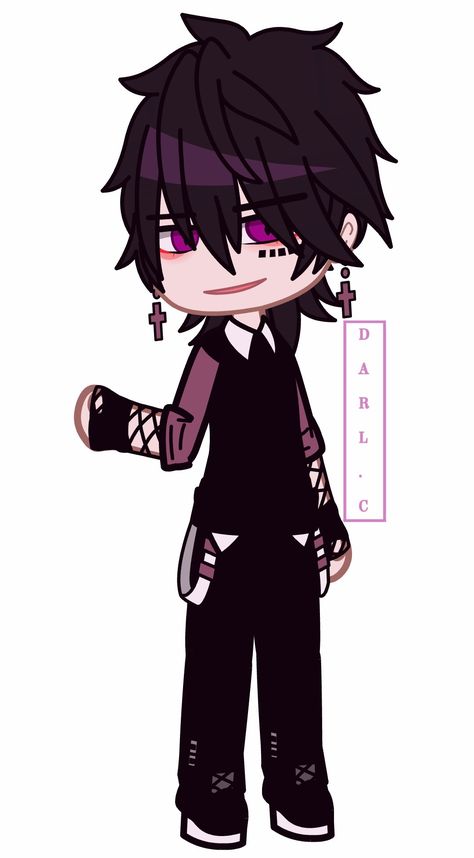 Goth Gacha Club Outfits Male, Gacha Club Nam, Male Gacha Hairstyles, Male Gacha Outfits Ideas, Gacha Suits Male, Male Outfits Gacha Club, Hot Gacha Club Male Oc, Gacha Club Boy Outfit Ideas, Male Gacha Oc Ideas