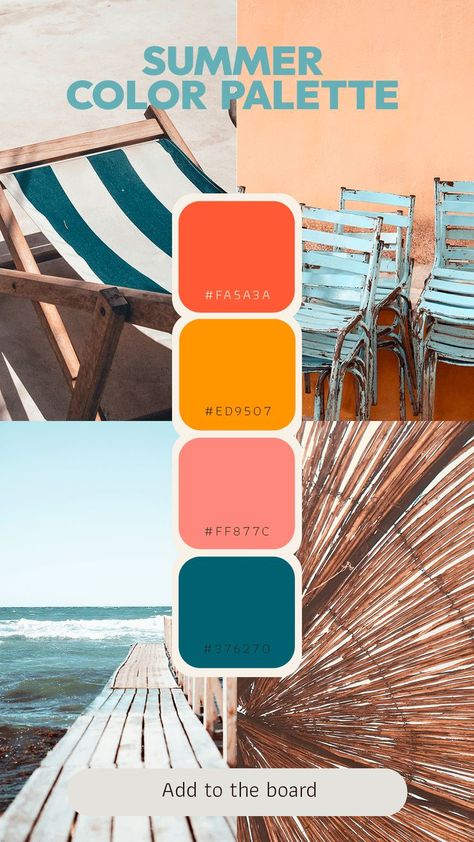 Trendy color palette. Trends design. Palette colour shemes. Peach fuzz color combinations. Summer mood. See more in my profile Hawaii Colour Palette, Beach Resort Color Palette, Summer Colour Pallet, Surf Colour Palette, Chill Color Palette, Color Combinations Summer, Miami Color Palette, Pantone Shade Card, Beach Color Palette