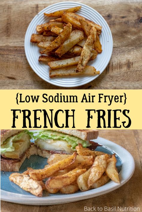 Low Sodium Diet Plan, Easy Low Sodium Recipes, Low Sodium Recipes Heart, Kidney Friendly Recipes Renal Diet, Salt Free Recipes, Heart Healthy Recipes Low Sodium, Low Salt Recipes, Air Fryer French Fries, Sandwich Wrap