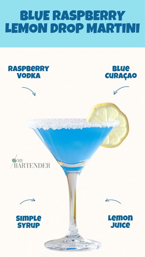 If you’re looking for a drink that’s both fun and delicious, the Blue Raspberry Lemon Drop Martini is the one. It’s a cool mix of sweet raspberry and zesty lemon, making it a perfect pick for those who love a tasty twist. #blueraspberrylemondropmartini #GlobalWineTours Blue Lemon Drop Drink, Blue Lemon Drop, Raspberry Lemon Drop Martini, Raspberry Lemon Drop, Lemon Drop Drink, Lemon Drop Martini, Boozy Drinks, Lemon Raspberry, Drink Ideas