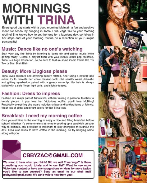 Trina Vega was known for being fabulous, funny, and fierce 🐆👛⭐️Her eccentric outfits and love for cheetah prints inspired all of us. Here is how we imagine a school day would look in her life. Trina Vega Outfits, Eccentric Outfits, Trina Vega, Vegas Outfit, Teen Magazine, Positive Mood, Back 2 School, Kesha, All Of Us