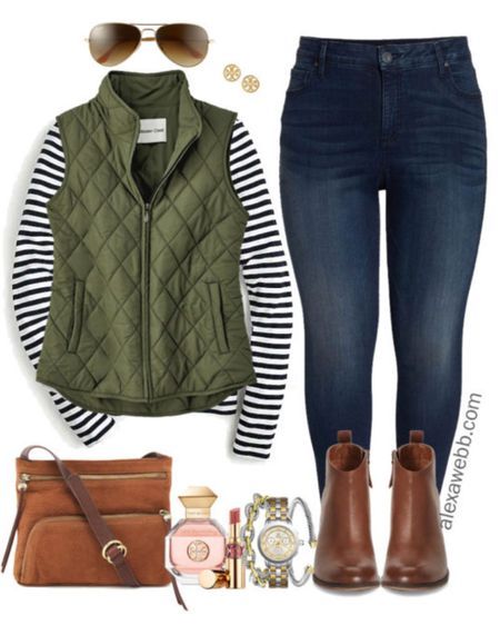 Preppy Office Outfits Women, Womens Preppy Style, Green Vest Outfit Winter, Cabi Fashion Ideas, Winter Vest Outfits For Women, Olive Vest Outfit, Plus Size Spring Outfits Casual, Barbenheimer Outfit, Workwear 2023