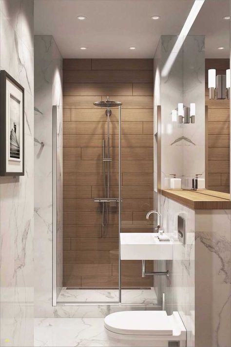 Walk in shower in a small bathroom – design ideas for limited space Popular Bathroom Designs, Design Interior Baie, Makeover Kamar Mandi, Bathroom Shower Design, Small Bathroom Makeover, Small Bathroom Design, Bathroom Layout, Small Bathroom Decor, Bathroom Remodel Master