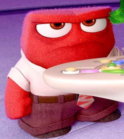 Anger from Pixars inside out #disney Anger Inside Out Aesthetic, Anger Inside Out Icon, Angry Inside Out, Inside Out Matching Pfp, Inside Out 2 Anger, Anger From Inside Out, Anger Inside Out, Anger Character, Anger Aesthetics