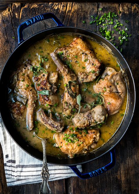 Rabbit in Mustard Sauce – WILD GREENS & SARDINES French Rabbit Recipe, Rabbit Recipe, Rabbit Dishes, Rabbit Stew, Gumbo Recipe, Wild Game Recipes, Mustard Sauce, Rabbit Food, French Cooking