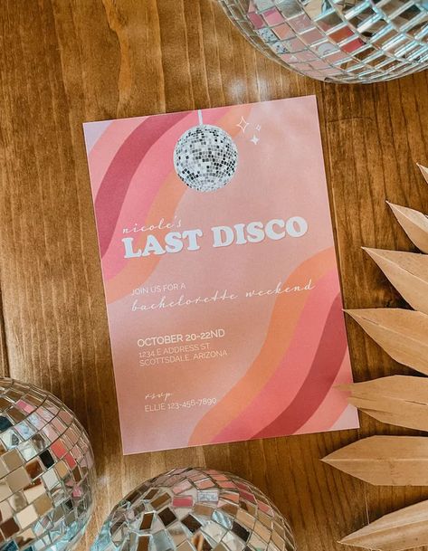 Last Disco Party, The Last Disco, Last Disco Bachelorette Party, Retro Bachelorette Party, Last Disco Bachelorette, Disco Bachelorette Party, Retro Bachelorette, Last Disco, Bachelorette Planning