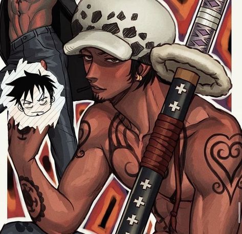 Luffy Fanart, Trafalgar Law Wallpapers, Law Icon, Best Naruto Wallpapers, One Piece Photos, Pieces Men, Life Series, Zoro One Piece, Trafalgar Law