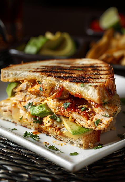 Learn How to Cook Panera Chipotle Chicken Avocado Melt Recipe For Free | Recipes You'll Love, Made Easy! Panera Chipotle Chicken Avocado Melt, Chipotle Chicken Avocado Melt, Chipotle Chicken Sandwich, Chipotle Sandwich, Recipes With Avocado, Chicken Avocado Melt, Avocado Sandwiches, Avocado Melt, Trendy Recipes