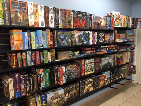 Board Game Store, Board Game Room, Game Place, Games Room Inspiration, Creative Date Night Ideas, Creative Dates, Support Local Business, Community Living, Chill Room