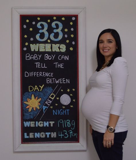 33 weeks pregnant 33 Weeks Pregnant Belly, Chalkboard Template, 33 Weeks Pregnant, Pregnancy Chalkboard, Pregnancy Week, Pregnancy Progression, Rock A Bye Baby, About Pregnancy, Bun In The Oven