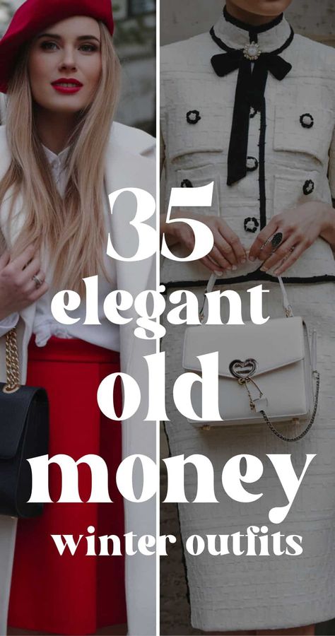 35 Elegant Old Money Winter Outfits Winter Fashion Outfits Old Money, Winter Womens Outfits Classy, Women’s Preppy Outfit, Classic Old Money Outfits For Women, Houndstooth Blazer Outfit Classy, Classic Sweater Outfit, Old Money Outfits With Scarf, Rich Mom Winter Outfits, Old Money Outfits For Short Woman