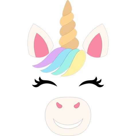 Unicorn Face Template Free Printable, Unicorn Template, Face Template, Template Free Printable, Unicorn Face, Templates Printable Free, Exclusive Designs, Free Printables, Free Printable