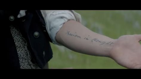 Freedom In Thought Tattoo, Emily Bronte Tattoo, Thought Tattoo, Emily Brontë, Emily Bronte, Future Ideas, World Of Color, Tiny Tattoos, Hand Tattoos