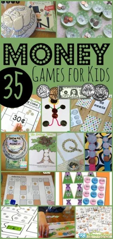 Ten Dollar Bill, Money Activities For Kids, Five Dollar Bill, Money Games For Kids, Penny Nickel Dime Quarter, Money Kindergarten, 123 Homeschool 4 Me, Money Counting, American Money