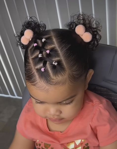 Baby Hairstyles Girl Short Hair, Simple Baby Hairstyles, Baby Girl Hairstyles Black Infant Short, Hairstyles For 1 Year Baby Girl, Kids Hairstyles Short Hair, Mixed Curly Hairstyles Kids, Easy Toddler Hairstyles Short Fine Hair, Mixed Baby Girl Hairstyles, 4c Toddler Hairstyles