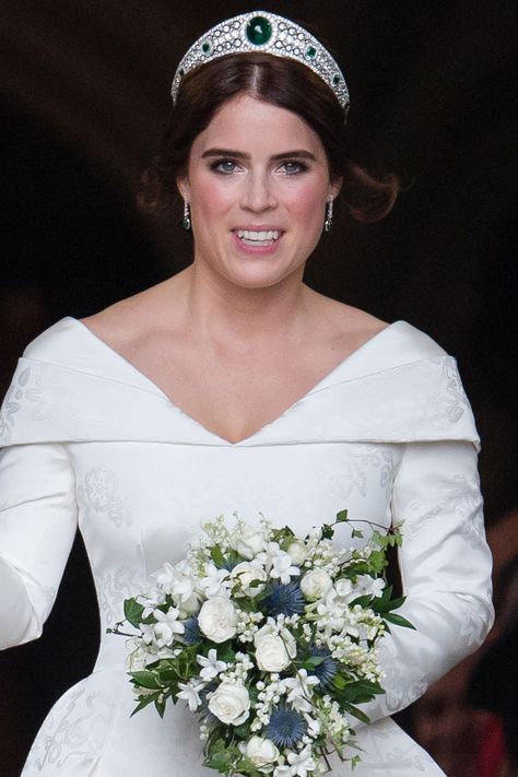 Princess Eugenie Posts Touching Wedding Tribute to 'Beautiful Big Sister' Princess Beatrice Princess Eugene, Poltimore Tiara, Crowns And Tiaras, Jack Brooksbank, Princess Elizabeth, Royal Brides, Princess Beatrice, Princess Eugenie, Isabel Ii