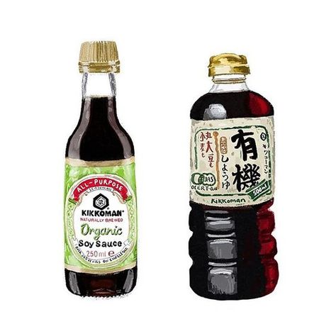 Bottle Drawing, Kikkoman Soy Sauce, Color Pencil Drawing, Soy Sauce Bottle, Freelance Illustrator, Soy Sauce, Digital Illustration, The Uk, Digital Drawing