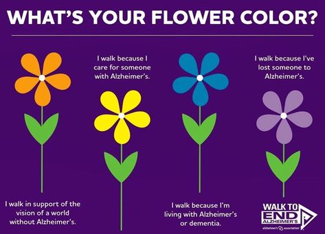 Alzheimer's Association of WI on Instagram: “The Promise Garden ceremony is a special part of each walk. Tell us, which color will you/have you carried?  #WTEA #ENDALZ #walk2endalz” Family Nostalgia, Creative Fundraising, Walk To End Alzheimer's, Senior Living Activities, Color Music, Walk Idea, Instagram Username Ideas, Wellness Community, Alzheimers Awareness