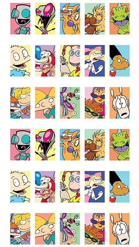 Nickelodeon Cartoon Characters, 90s Nickelodeon Cartoons, 90s Characters, Cartoon Network Art, 2000 Cartoons, 90s Wallpaper, Nickelodeon 90s, Old School Cartoons, Cartoon Costumes