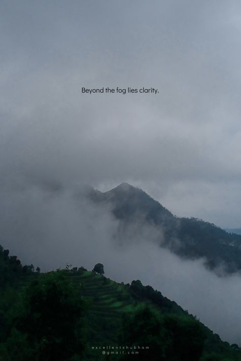 #mountains #hills #valley #soul #inner #peace #life #fog #journey #adventure Quotes On Hills And Mountains, Mountains Captions Instagram Aesthetic, Mountains Aesthetic Captions, Hills Captions Instagram, Fog Caption For Instagram, Peaceful Captions, Peace Captions Instagram, Captions For Mountain Pictures, Fog Quote