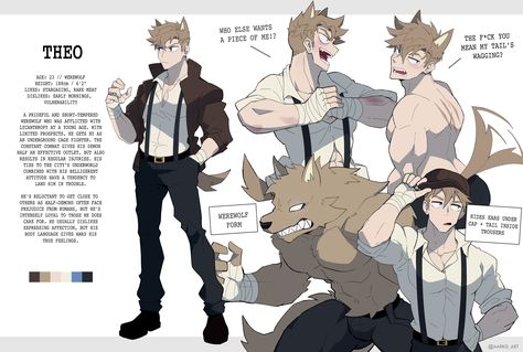 Learn Animation, Werewolf Art, Cool Monsters, Bd Comics, Cartoon Jokes, Urban Fantasy, Character Design Male, Illustration Character Design, Anime Character Design