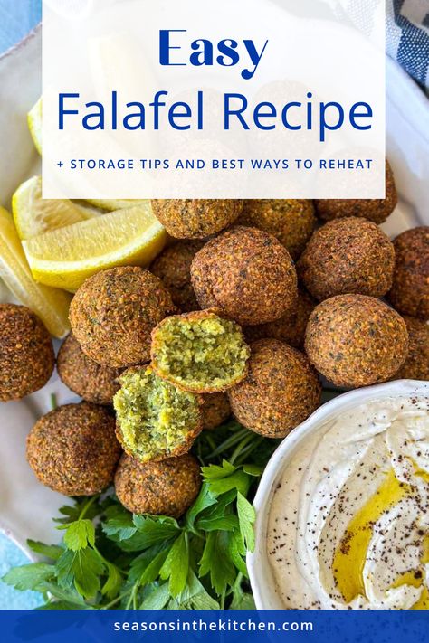 Experience the authentic taste of falafel with this versatile recipe, ideal for any occasion. Find out the best ways to cook and reheat falafel, ensuring they remain delicious even as leftovers. This comprehensive guide caters to both beginners and seasoned cooks, providing all you need to perfect your falafel skills. Falafel Tacos, Lentil Falafel, Falafel Wrap Recipe, Easy Falafel Recipe, Olive Hummus, Falafel Recipes, Easy Falafel, Falafel Recipe Easy, Recipe Storage