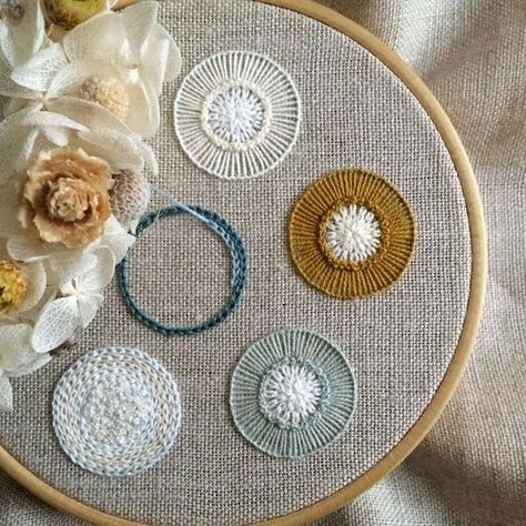 Tiny Embroidery, Needle Punch, Japanese Embroidery, 자수 디자인, Hand Embroidery Art, Hand Embroidery Stitches, Modern Embroidery, Embroidery Hoop Art, Embroidery Ideas