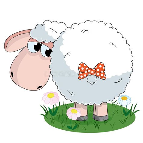 Sheep Vector, Cartoon Sheep, Sheep Crafts, Sheep Art, Sheep And Lamb, Cute Sheep, Pet Rocks, Rock Design, Rock Crafts