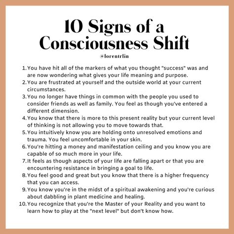 10 Signs You’re Shifting Levels of Consciousness - Loren Trlin Levels Of Consciousness Spiritual, 7 Levels Of Consciousness, Connecting Consciousness, Spiritual Center, Higher State Of Consciousness, Hippie Lifestyle, Levels Of Consciousness, Spirit Guide, Physical Change