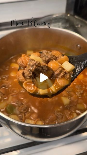 Marisol Benitez on Instagram: "Sopita de Conchitas with Ground Beef and Potatoes! #recipe #easyrecipe #sopita #soup #soupseason #soupweather 

1 lb ground beef
1 tsp garlic powder
1 tsp salt
3 tomatoes
1/2 onion
1 garlic clove
2 tsp chicken bouillon
1 tsp tomato bouillon
3 serrano peppers
7 oz shell pasta
2 potatoes
5 cups of water" Ground Beef With Potatoes Mexican, Sopita With Ground Beef, Conchitas With Ground Beef, Tomato Bouillon, Shell Pasta, Serrano Peppers, Ground Beef And Potatoes, Chicken Bouillon, Serrano Pepper