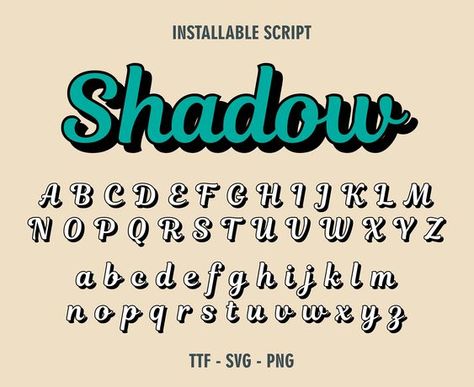 Fonts Calligraphy Color Combinations, Colourful Calligraphy, Shadow Alphabet, A Font Letter Design, Font Apps, Bouncy Calligraphy, Font Animation, Shadow Letters, Png Shadow