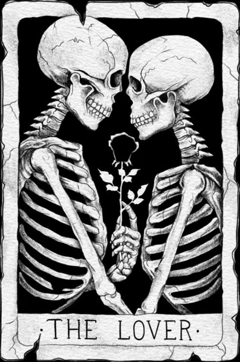 Skeleton Love, Skeleton Art, Skull Wallpaper, Skull Tattoos, The Lovers, Skull Art, Phone Backgrounds, Phone Wallpapers, Skeleton