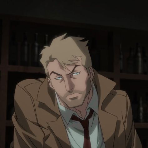 John Constantine Animated, John Constantine Icon, Constantine Comic, Dc Cartoon, Matt Ryan Constantine, Constantine Hellblazer, King Shark, Batman Film, Justice League Dark