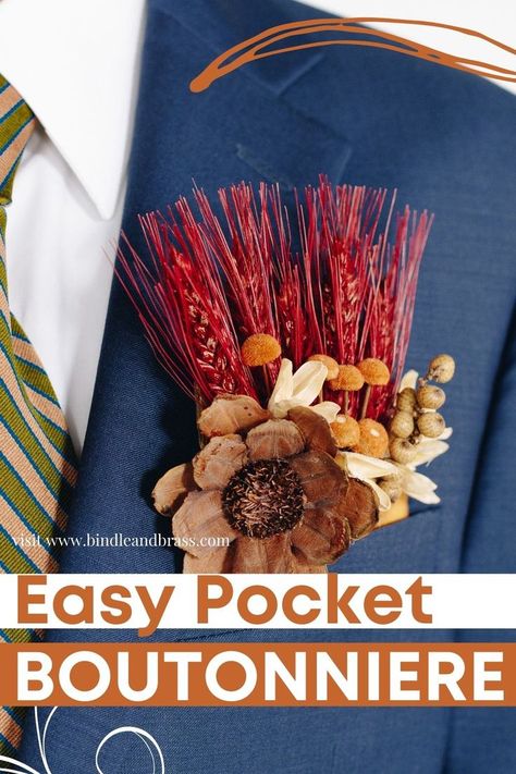 Make A Boutonniere, Boutonniere Diy, Pocket Boutonniere, Floral Boutonniere, Diy Boutonniere, Wedding Themes Spring, Wedding Themes Summer, Summer Wedding Decorations, Wedding Themes Fall