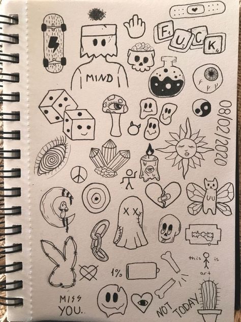 Notebook Doodles, Notebook Drawing, Hand Doodles, Meaningful Drawings, Easy Doodle Art, Easy Doodles Drawings, Cute Doodles Drawings, Easy Drawings Sketches, Book Art Diy