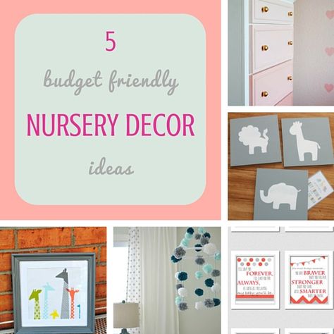 Keeping it Real: 5 budget friendly nursery decor ideas Nursery Decor Ideas, Childrens Bedroom Decor, Keeping It Real, Children's Bedrooms, Baby Planning, Keep It Real, Infant Activities, Childrens Bedrooms, Budget Friendly