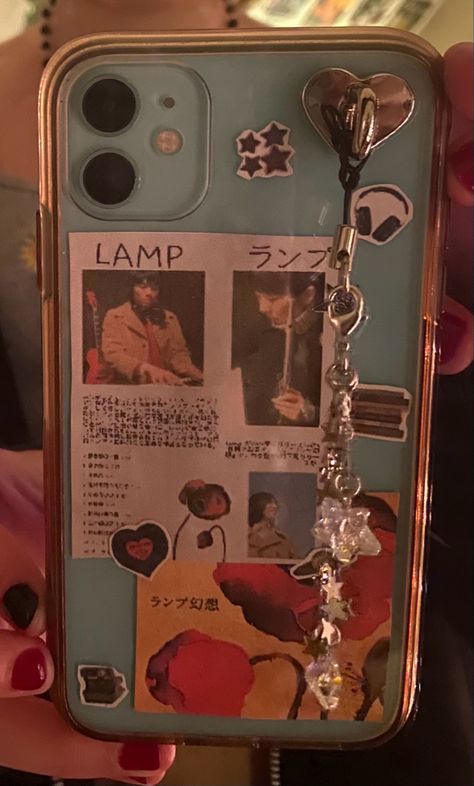 Lamp Japanese Band Aesthetic, Lamp Japanese Band Wallpaper, Aestethic Phone Cases, Lamp Band Aesthetic, Lamp Band Japan, Lamp Phone Case, Lamp Japanese Band, Phone Case Pictures, Decorating Phone Case