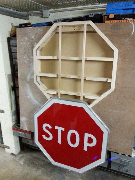 Street Sign Art, Diy Storage Ideas, Stop Sign, Street Sign, Storage Diy, Home Storage, Street Signs, Diy Storage, Crafts To Do