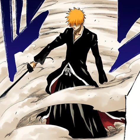 Credit : @OPaulo777 | #IchigoKurosaki #Ichigo #Bleach #IconManga #BleachIcons #Manga Ichigo Bankai Manga, Ichigo Manga Panel, Bleach Manga Ichigo, Ichigo Manga Color, Ichigo Manga Icon, Bleach Colored Manga, Bankai Ichigo, Ichigo Kurosaki Manga, Kubo Art