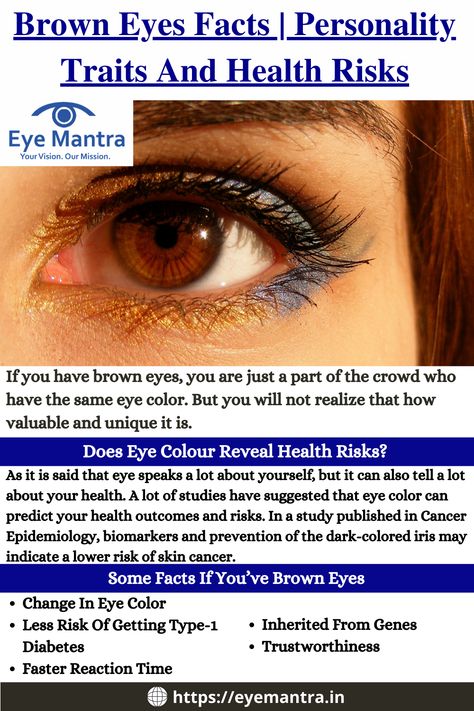 Brown Eyes Facts | Personality Traits And Health Risks | I have brown eyes |which type of eye color you have | eye color brown | prevent eye disease | brown eye health eye | amazing facts about brown eye Brown Eyes Facts, Eyes Facts, Brown Eye Quotes, People With Brown Eyes, Eye Color Facts, 60 Day Challenge, Eye Colours, Eye Facts, Eye Twitching