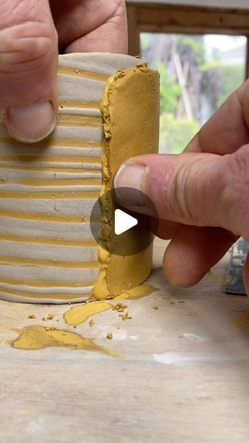 Clay Projects For High School Ceramics, How To Make Clay Pots, Clay Building Ideas, Ceramics Ideas Pottery Sculpting, Craig Underhill, Sgraffito Pottery, Ceramic Accessories, Fat Fingers, High School Ceramics