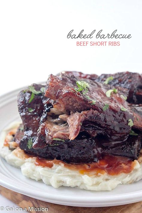 Beef Short Rib Recipes, Beef Steak Recipes, Short Ribs Recipe, Slow Cooked Meals, Beef Short Ribs, Beef Ribs, 9x13 Baking Dish, Barbecue Recipes, Rib Recipes