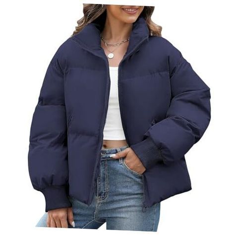 Return Policy Fast Delivery Trusted seller Womens Cropped Puffer Jacket Winter Warm Quilted Jackets Baggy Short Down Coats Long Sleeve Zip Coat Product Description Shipping Returns Payment Shipping Shipping is FREE to all addresses other than APO/PO boxes in the lower 48 states. All our stock ships from US-based warehouses. Shipped via USPS or UPS (depending on location and package weight) Unless stated otherwise, all orders will ship within 24-72 hours of your payment being processed. Check our feedback to see the great reviews of FAST shipping we offer. Returns Seller does not accept returns Payment We currently accept payment via eBay managed payments only. Once payment is cleared, we will dispatch your shipment within 1-3 business days. Please refer to the "Shipping" tab for more infor Winter Jackets For Women, Womens Winter Coats, Winter Coats For Women, Zip Coat, Cropped Puffer Jacket, Baggy Shorts, Long Vests, Cropped Long Sleeve, Womens Winter