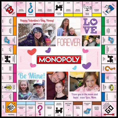 #Valentine's Day, #Monopoly, #gift, #DIY 	 http://www.cafepress.com/+monopoly+gifts Monopoly Gift Ideas, Personalized Monopoly Board, Monopoly Diy Ideas, Diy Monopoly Board, Monopoly Diy, Custom Monopoly, Monopoly Board, Board Games Diy, Monopoly Game