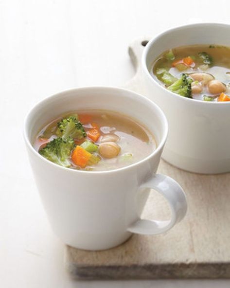 Breakfast Vegetable-Miso Soup with Chickpeas Soup With Chickpeas, Breakfast Vegetables, Breakfast Soup, Chickpea Soup, Miso Soup, Vegan Soup, Low Carb Breakfast, Low Carb Yum, Healthy Soup