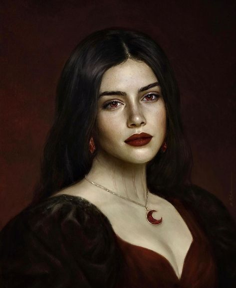 Vampire Portrait, Rennaissance Art, Vampire Art, House Targaryen, Arte Fantasy, Shadowhunters, Character Portraits, Dark Fantasy Art, Aesthetic Art